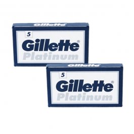 10 Gillette Double Edge Platinum Safety Razor Blades  