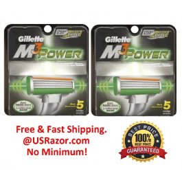 10 Gillette MACH3 M3 Power Razor Blades Refill Cartridges 