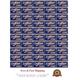 1000 Laser Double Edge Super Platinum Blades Fit Gillette Schick Razor UK Barber 
