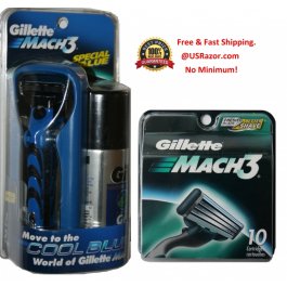 12 Gillette Mach3 Also Razor Blades Refills Use Turbo Cartridges  