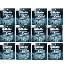140 Gillette Sensor Excel Razor blades Refill Cartridge Shaver Fit Sensor 3 10 