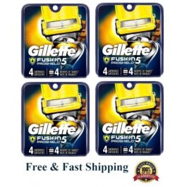 16 Gillette Fusion 5 PROSHIELD Razor Blade Refill Cartridge fit Flex ball Power 