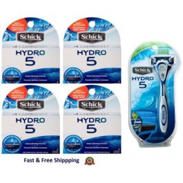 18 Schick Hydro 5 Razor Blades Men Refill Cartridges Shaver handle Hydro5 4 8 16 