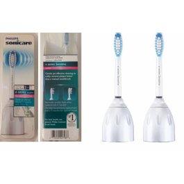 2 Sonicare Sensitive Elite Brush Heads E Series Philips Toothbrush HX7052 