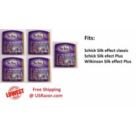 20 Classic Schick Silk Effects Razor Blades Cartridges  