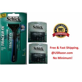 22 SCHICK FX TRACER DIAMOND BLADES REFILLS CARTRIDGE ALSO RAZOR 