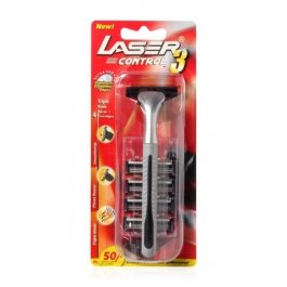 4 Laser Control 3 Lubricant BLADES Razor Fits Gillette Sensor3 Ex  
