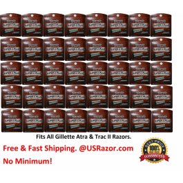 400 Wilkinson Super II Razor Blades Fit Gillette Atra Trac II Schick Razor  