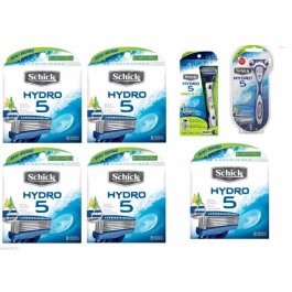 42 Schick Power Hydro5 Cartridges Shaver 5 Blades+ Razor Refills Wilkinson Sword 