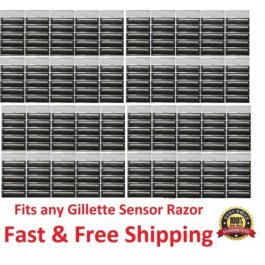 500 Cartridges Fit Gillette Sensor 3 Excel Sensor3 Razor Shaver blades Refills 