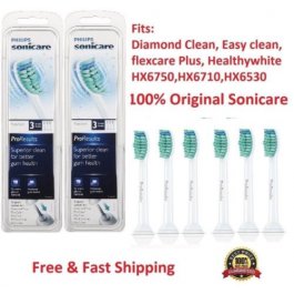 6 Sonicare Flexcare Proresults Electric Tooth Brush Heads Pro Results Standard 