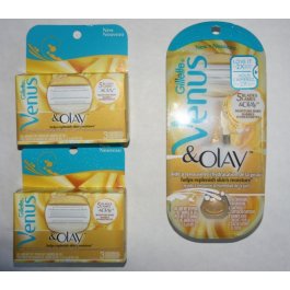 7 Gillette Venus Olay Razor Blades Cartridges Refills Fits Embrace Breeze Shaver  