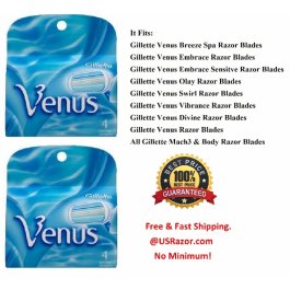 8 Gillette Venus Cartridges Blades Refills Shaver Women Fit Embrace Divine Razor  