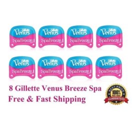 8 Gillette Venus Breeze Spa Razor Blades Refill Cartridges Shaver Women USA 4 