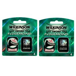 8 Wilkinson Fit Schick FX Diamond Blades Tracer Razor  