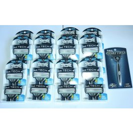 81 Schick Tech4 Blades Fits Quattro Men Women Titanium Razor 