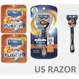 *9 FLEX BALL Gillette FUSION Razor Blades Cartridges Refills Flexball Shaver fit Proglide  