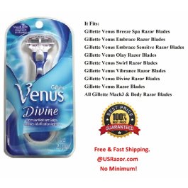 Gillette Venus Dvine Razor Handle Fits Embrace & Breeze Shaver  