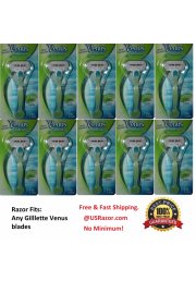 10 Pcs Gillette Venus Embrace 5 Blades Razor Cartridges Shaver 