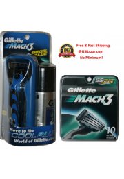 12 Gillette Mach3 Also Razor Blades Refills Use Turbo Cartridges 