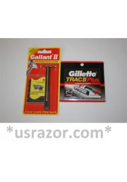 15 Trac II Blades 10 Gillette Plus cartridges Razor Refills Fit Schick Super 2