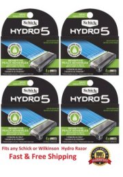 16 Schick Hydro 5 Sensitive Razor Blades 16 Venus Embrace Refill Cartridges