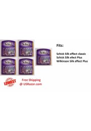 20 Classic Schick Silk Effects Razor Blades Cartridges 