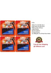 20 Gillette Trac II Razor Cartridges Refills Non Lubricant Blades