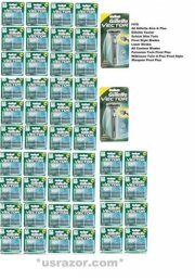 202 GILLETTE Vector BLADES 2 Razors Cartridges Fits Atra Plus Shaver Refills USA