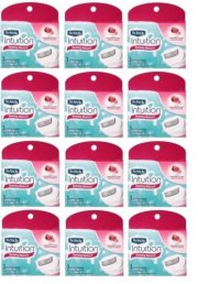 36 Schick intuition Razor Blades Women Pomegranate Shaver Refill Cartridges