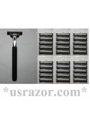 31 Gillette Atra Razor Blades Fit Schick Slim Twin Plus Refill Cartridges shaver