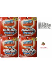 32 GILLETTE FUSION Power Razor Blades Refills Cartridge Fit Flex Ball 