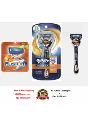 5 FLEX BALL Gillette FUSION Flexball Razor Blades Cartridges Refills Fit Proglide 