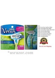 7 Gillette Embrace Razor Blades Fit Venus Olay Swirl Spa Shaver Cartridge Refill