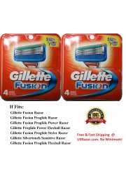 8 Gillette FUSION Razor Blade Cartridges Shaver Refills