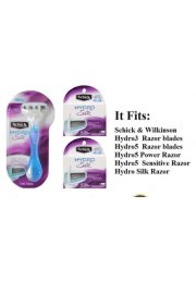 * 9 Hydro Silk Schick 5 Cartridges Blades 8 Razor Refill HydroSilk Shaver Handle