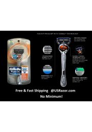 Gillette Fusion Proglide Silver Touch Flexball Razor 