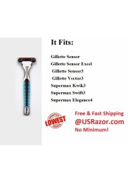 Gillette V3 Razor Handle Fits Sensor 3 Excel Men Women Blades Refills Cartridges 