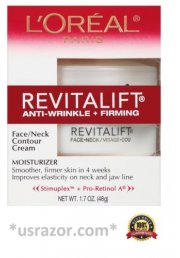 1 Loreal Revitalift Anti-Wrinkle Firming Face Neck Contour Cream Moisturizer 1.7