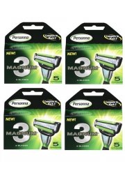 20 Personna Magnum 3 Cartridges Fit Magnum5 Razor Cheaper than Gillette Schick