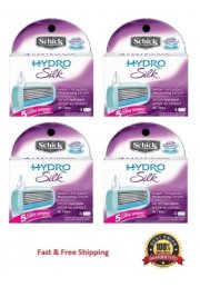 * 16 Hydro Silk Schick 5 Blades Razor Cartridges Refills Hydro Silk Shaver *4 8