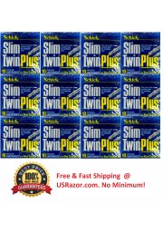 120 Schick Slim Twin Plus Refill Blades Cartridge Fit GILLETTE Atra Razor Shaver 