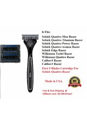 Schick Quattro Razor Along 2 Cartridges 