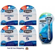 18 Schick Hydro 5 Razor Blades Men Refill Cartridges Shaver handle Hydro5 4 8 16