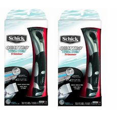 2 Schick Quattro Titanium Trimmer Razor Handle fits All Quatro shaver  Free Shipping