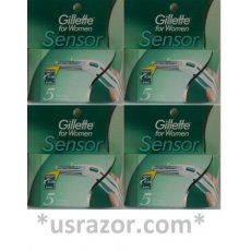 20 Gillette Sensor Women Razor Blades Cartridges Refills Shaver 5 10 fit Excel