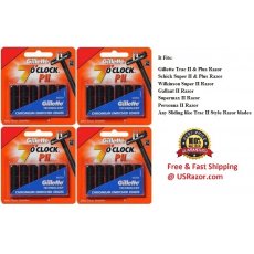 20 Gillette Trac II Razor Cartridges Refills Non Lubricant Blades