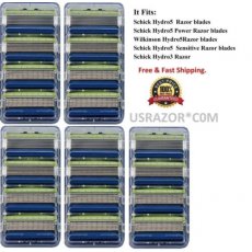 *20 Schick Hydro5 Razor 5 Blades fit Power Shaver Hydro 3 Cartridges Refills 4 8