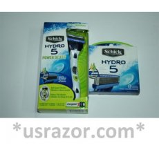 * 9 Schick Hydro 5 Cartridges 8 Blades+Power Razor Refill Hydro5 Shaver Handle