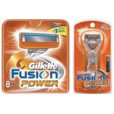 9 GILLETTE FUSION 5 Power Razor Blades Refills Cartridges Handle Authentic New